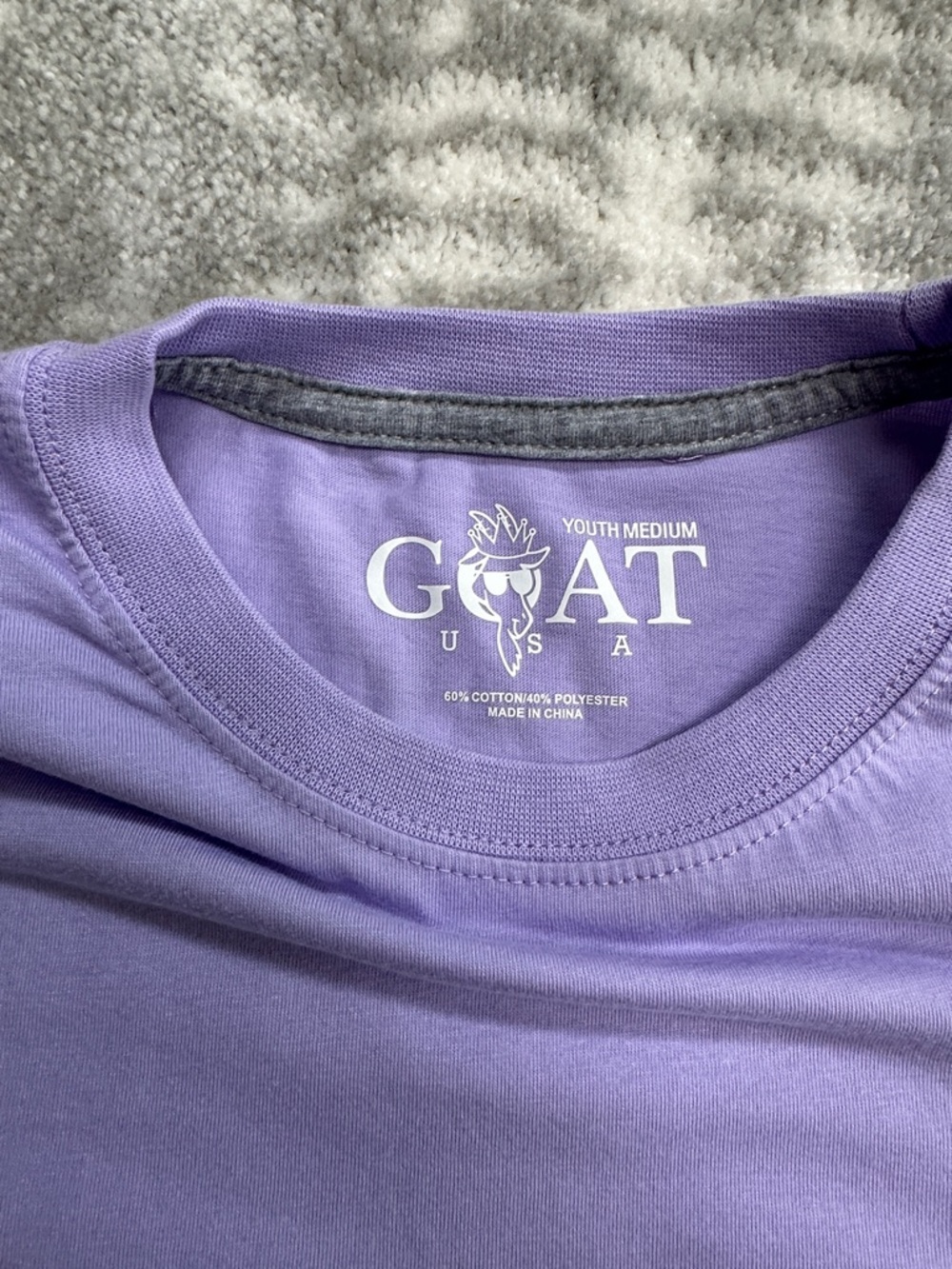 GOAT OG youth T-Shirt in purple - Picture 4 of 5